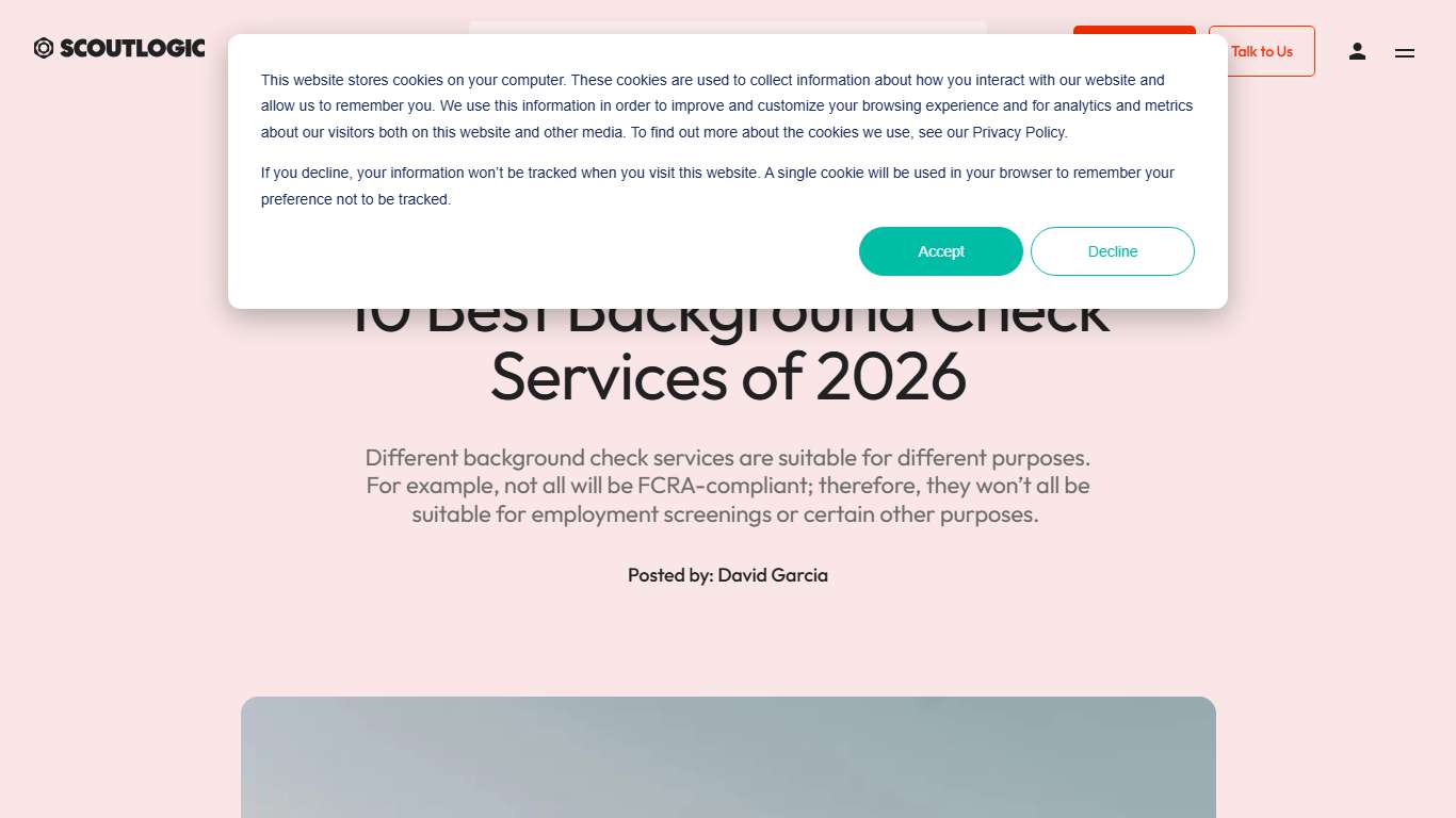 10 Best Background Check Services of 2026 - ScoutLogic